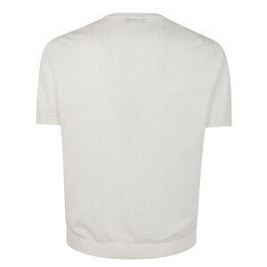 DRUMOHR Cotton Knit T-Shirt Men WHITE Sweaters & Cardigans